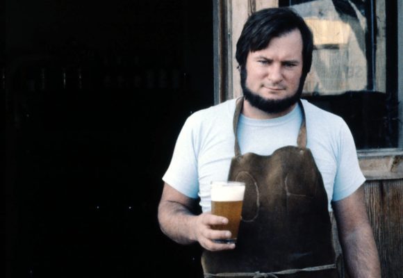 jack mcauliffe holding beer