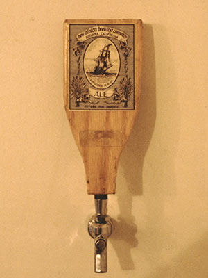 new albion brewery tap handle